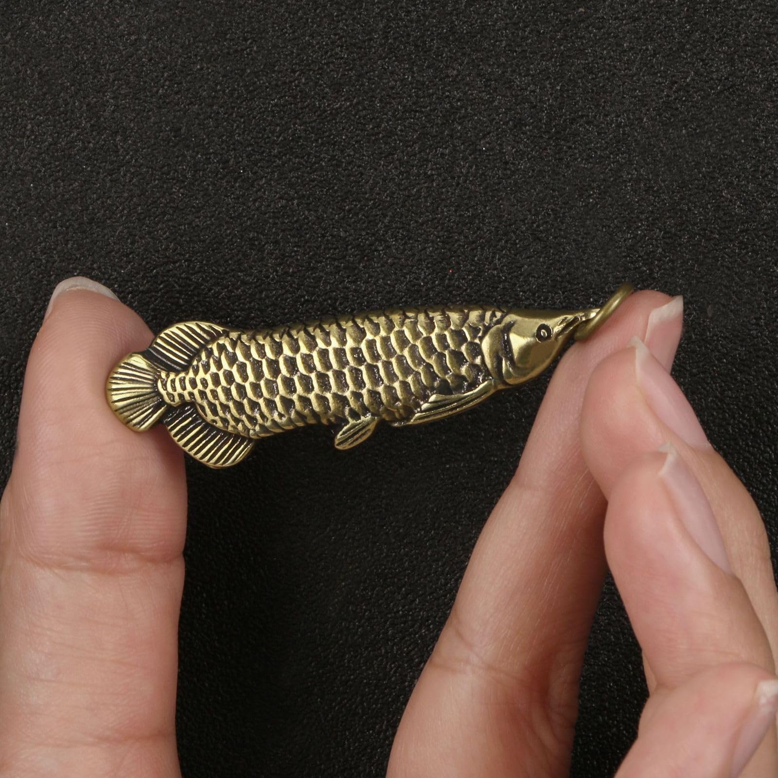 NBKLSWSUI Handmade Bronze Keychain Sculpture Figurine Sculture