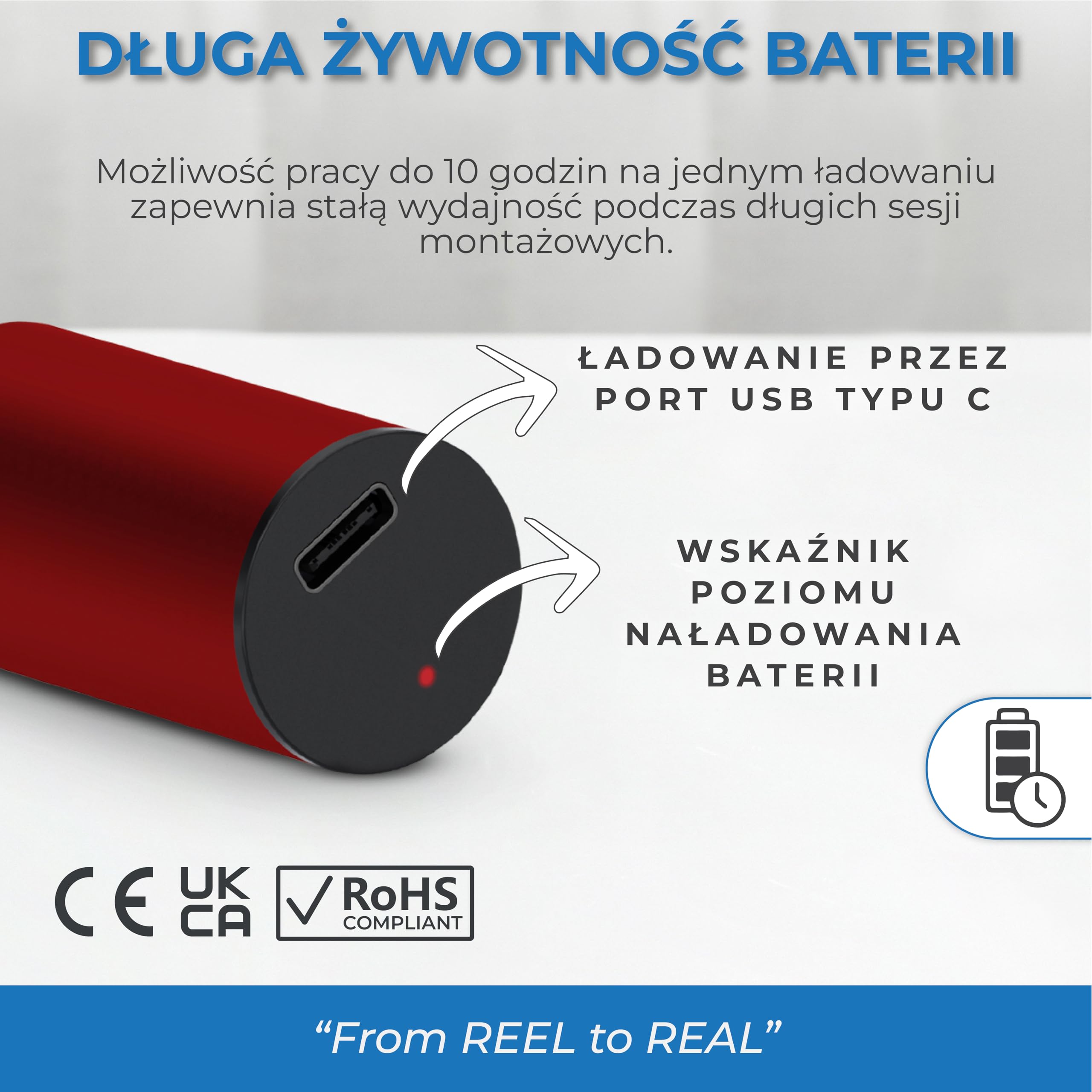 Ładowalny długopis próżniowy ESD do umieszczania komponentów IC i naprawy chipów SMD, z 3 przyssawkami, 6 wymiennymi dyszami, aluminiową obudową, portem USB-C i czasem pracy baterii do 10 godzin.