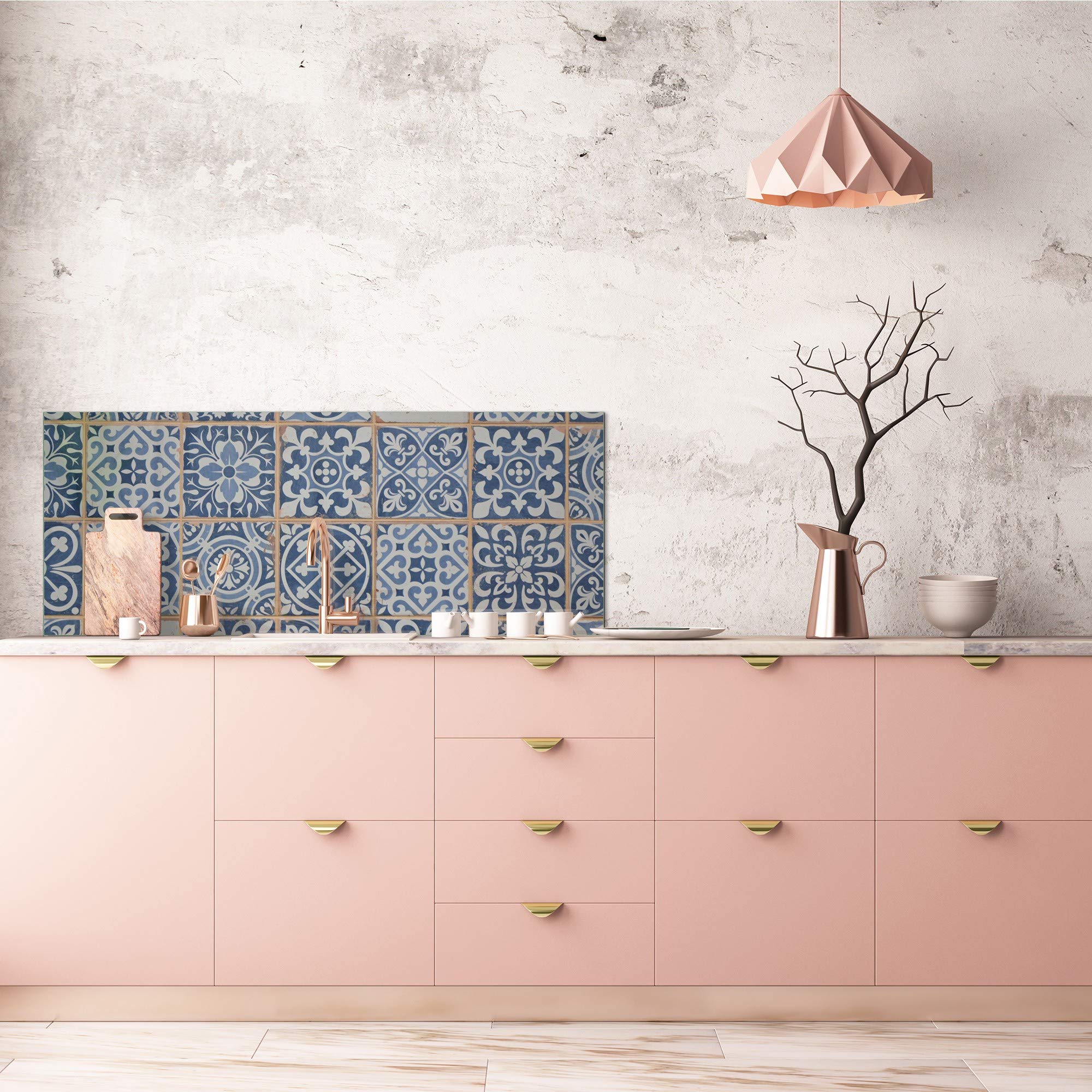 Pannello cucina moderno in vetro - Schienale per pareti di grande formato BBS09