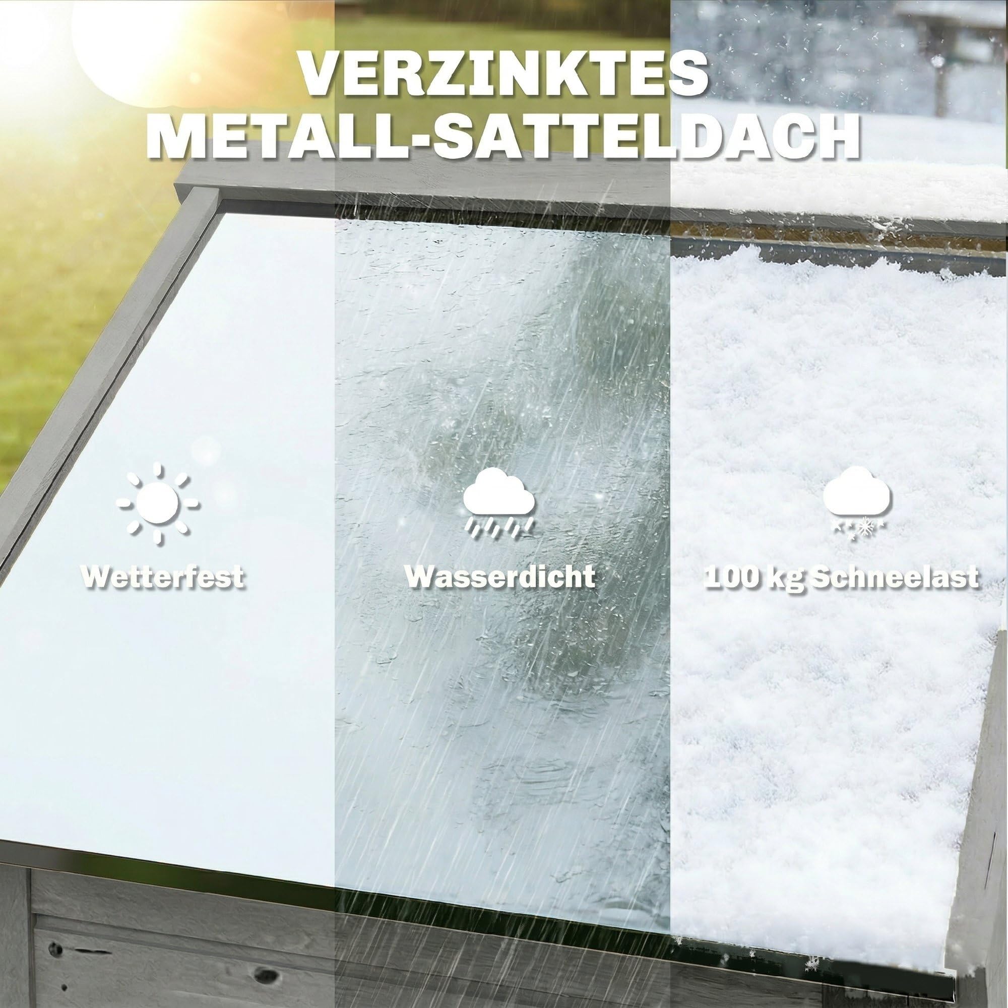 Outsunny Armadio extra alto rimessa attrezzi 85x58x213cm Grigio | Ripiano regolabile, porta magnetica, tetto zincato, ventilazione, anti-ribaltamento, casetta per terrazzo e giardino