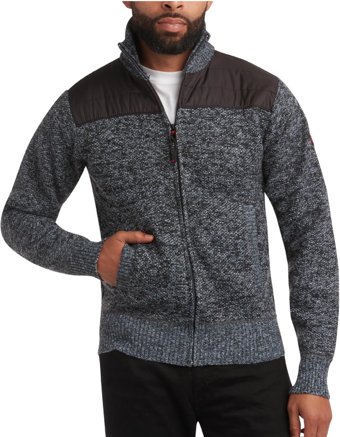 CANADA WEATHER GEAR Men’s Sweater – Classic Zip Up Polar Fleece Mens Sweater – Cozy Stylish Jackets for Men (M-XXL)
