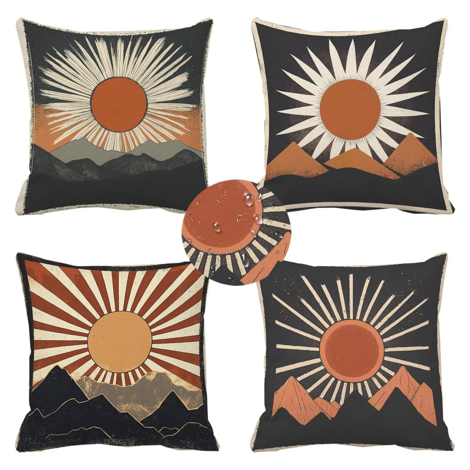 Housse coussin 80x80 imperméable pour protéger vos grands coussins extérieurs