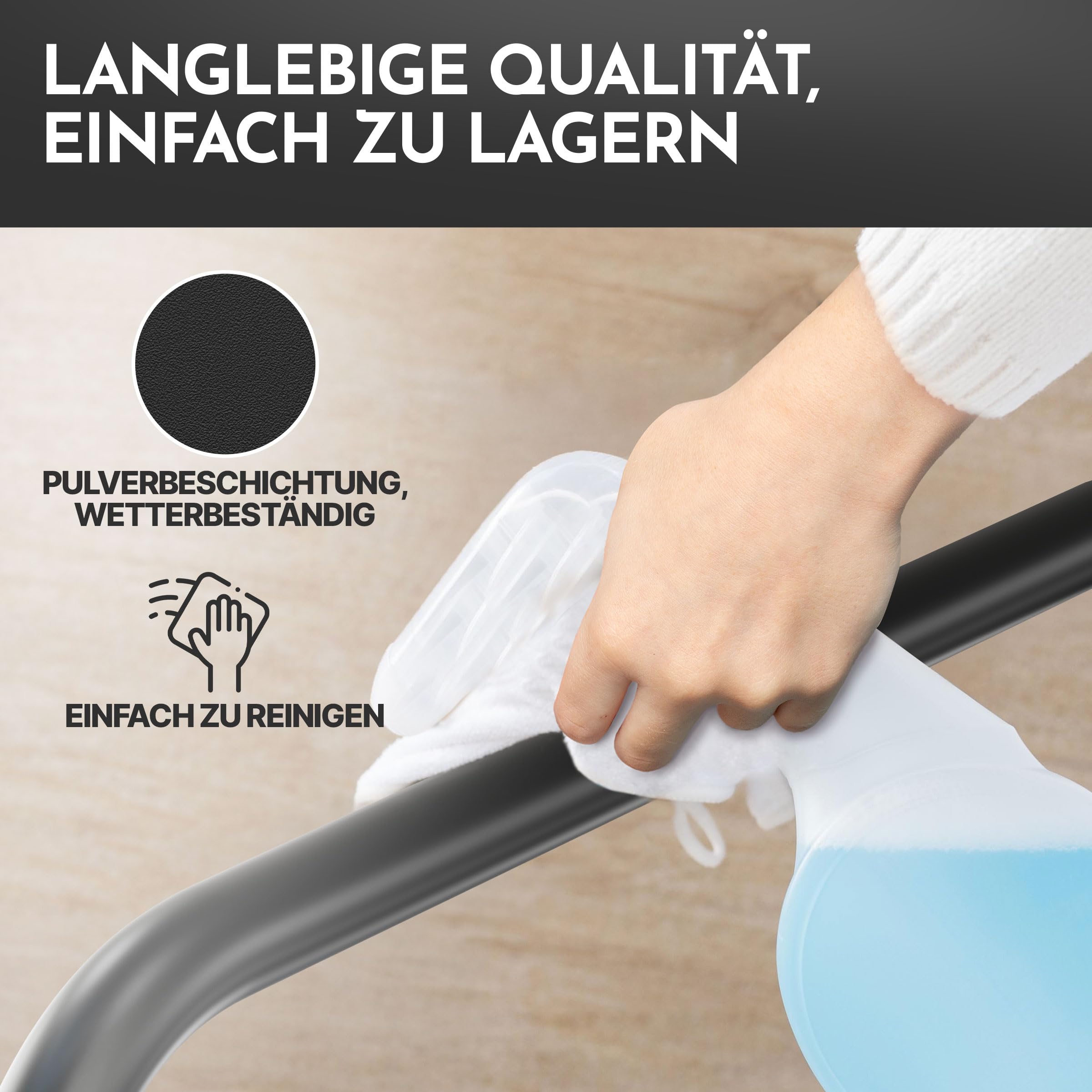 NEOLYMP Dip Barren Calisthenics Equipment – 400 kg belastbare Dip Station mit E-Book - verstellbare Breite – 90 cm Höhe mit rutschfesten Füßen – rostfreie Dip Stange Fitnessgeräte für Zuhause