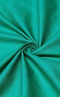 jhabak's SUBHDIN Premium Unstitched Shirt Fabric For Men 2.25m Shirt Piece Cloth Pure Cotton Linen Blend Material (Teal Blue, Free Size)-picture-20