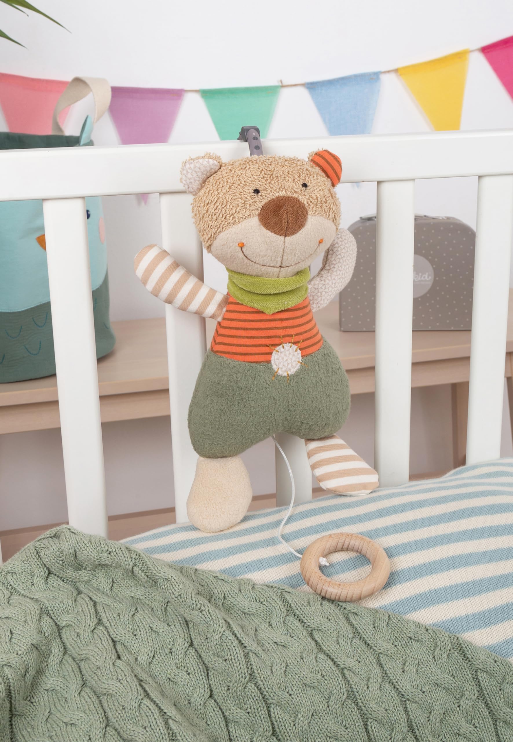 sigikid Carillon con melodia desiderata, regalo per nascita o battesimo, aiuto per addormentarsi per bambini dalla nascita, consolatore, giocattolo per bambini