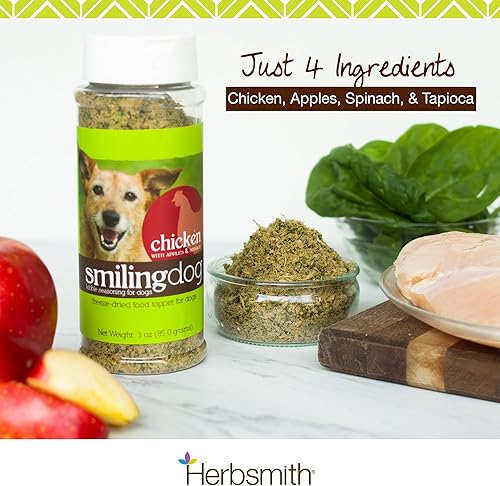 Miniatura 28 de Herbsmith Condimento para croquetas – Pato liofilizado – Alimento para perros para comensales exigentes – Frutas y verduras de grado comestible – 3