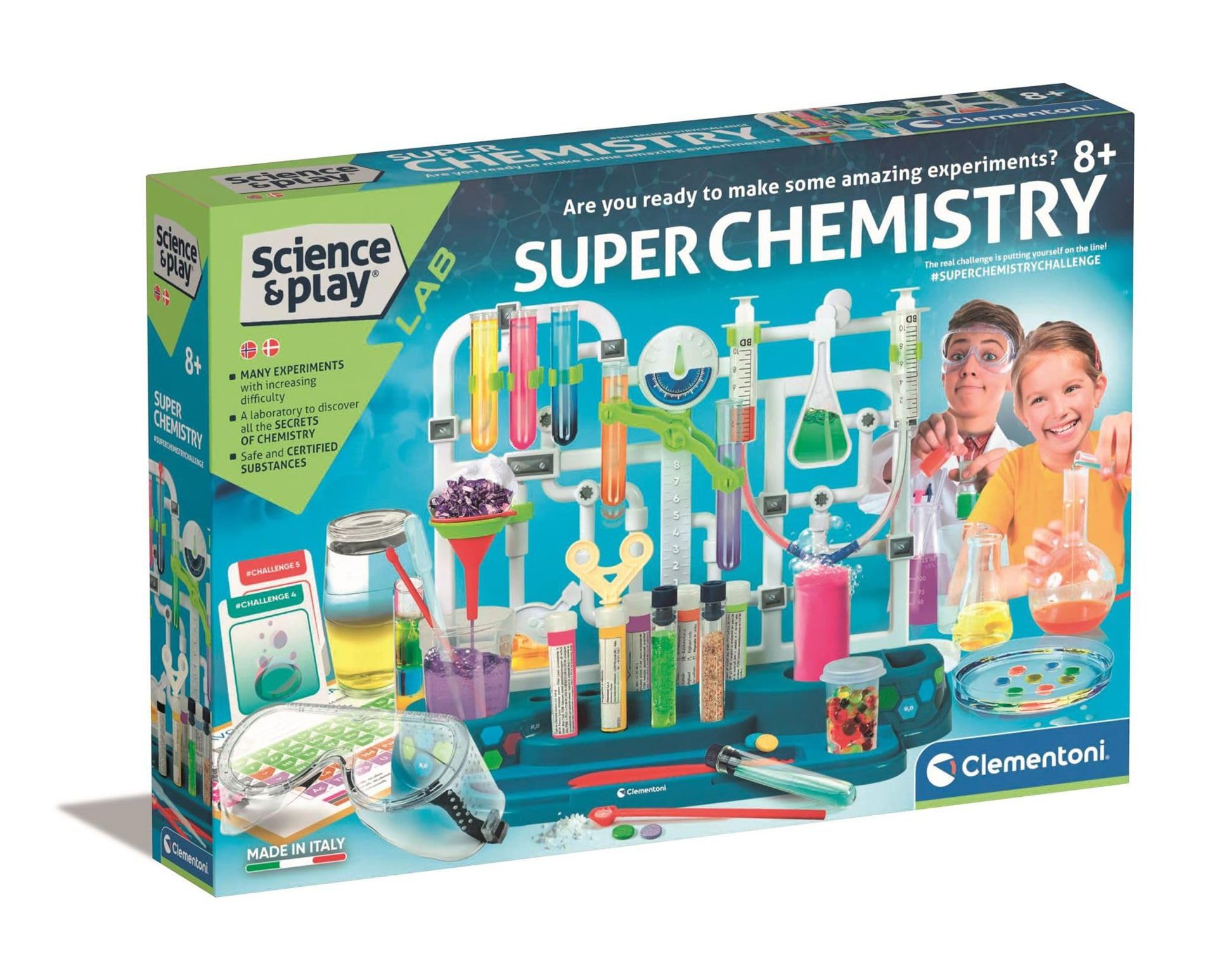 Clementoni - Science & Play - Super Chemistry (78830)