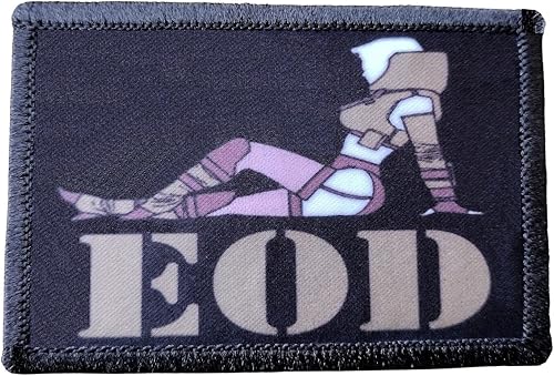 EOD - Divertido parche táctico para niña del ejército USMC sexy militar de moral para equipo Molle, sombrero de operador, mochila, fabricado en los