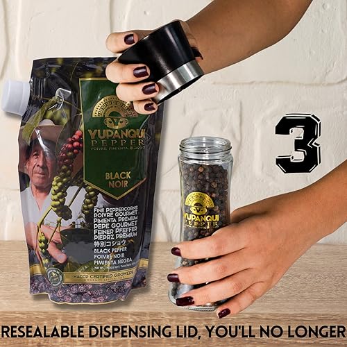Miniatura 4 de YUPANQUI Paquete de regalo de pimienta negra (molinillo + recarga)