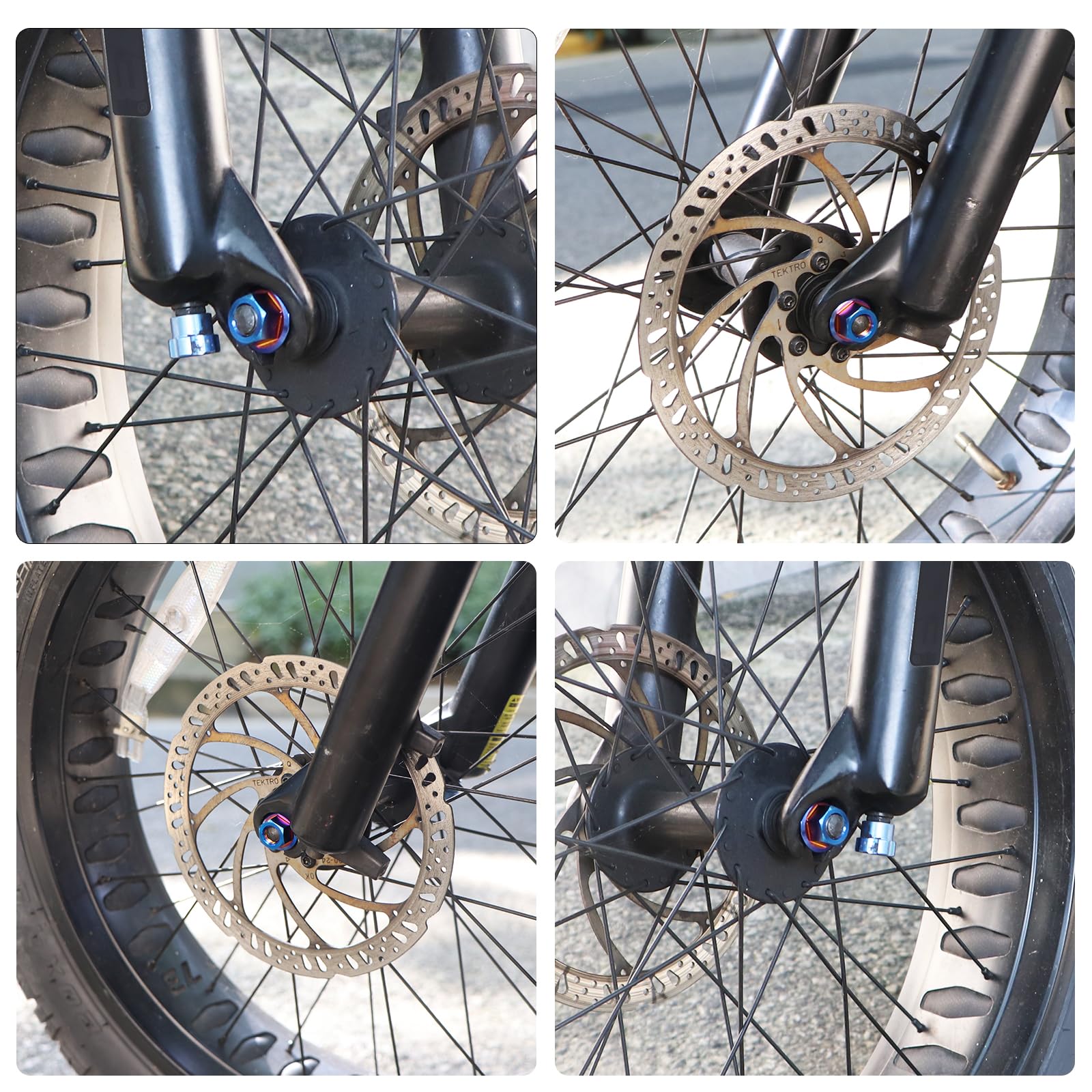 Amazon.com: YIBEICO 2PCS Titanium Front Axle Nuts for Super 73 Z1