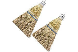 Suclain Mini Corn Whisk Broom for Multi-Surface Sweeping