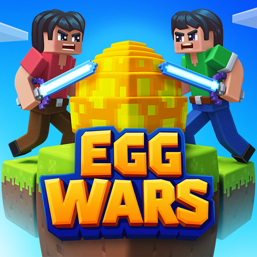 Egg Wars: Warzone Block Craft 3D 4v4 PvP Battle on Sky Islands — Protect Your Egg & Destroy Enemies in a Mini Survival Minecraft and Blockman World!