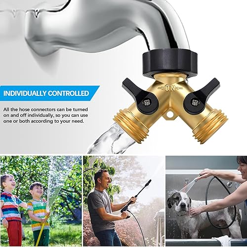 Miniatura 4 de Manguera de agua calentada de 50 pies para divisor de manguera de jardín