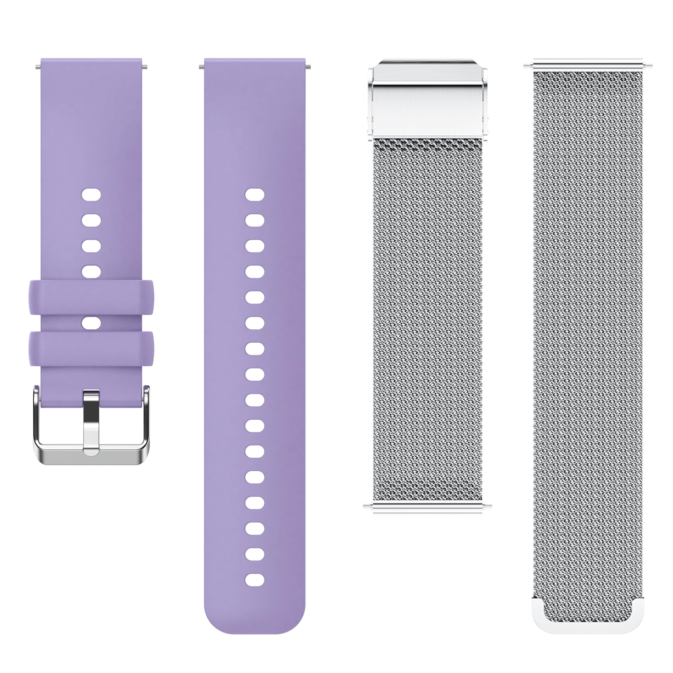 ZOSKVEE 2PCS Replacement Bands, 22mm Straps for P95 P66 Smart Watch, Adjustable Wristbands for P95 Smartwatch for Women and Men