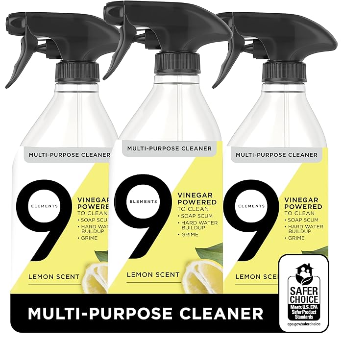 Buy 9 Elements All Purpose Cleaner, Kitchen, Floor, & Bathroom Cleaner, Lemon Multi Surface