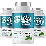 Oral Probiotics for Mouth Bad Breath Treatment for Adults: Dentist Formulated BLIS K12 M18 Advanced Oral Probiotics for Teeth and Gums, 60 Chewable Oral Health Probiotics Supplement Tablets (Mint 3pk)