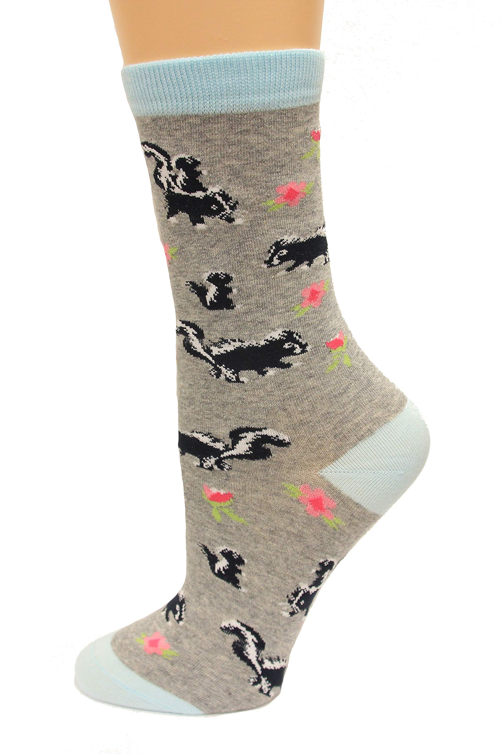 K. Bell Women's Animal Novelty Crew Socks