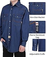 Vista 85 de BOCOMAL FR Shirts 6.25oz Camisas de soldadura ligeras Camiseta ignífuga para hombre ignífuga Gris