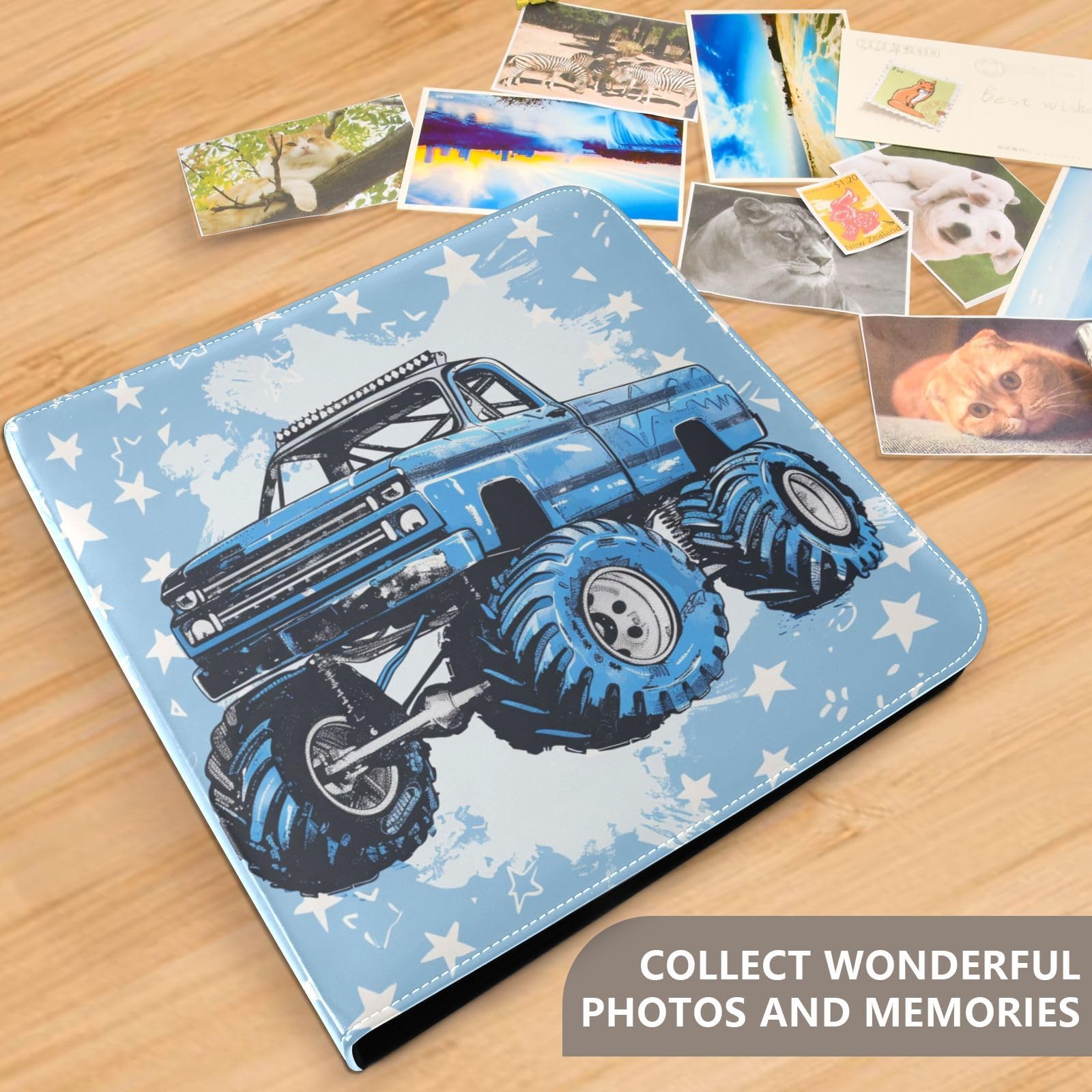 Amazon.com: JIPONI Super Monster Truck Large Photo Album, DIY