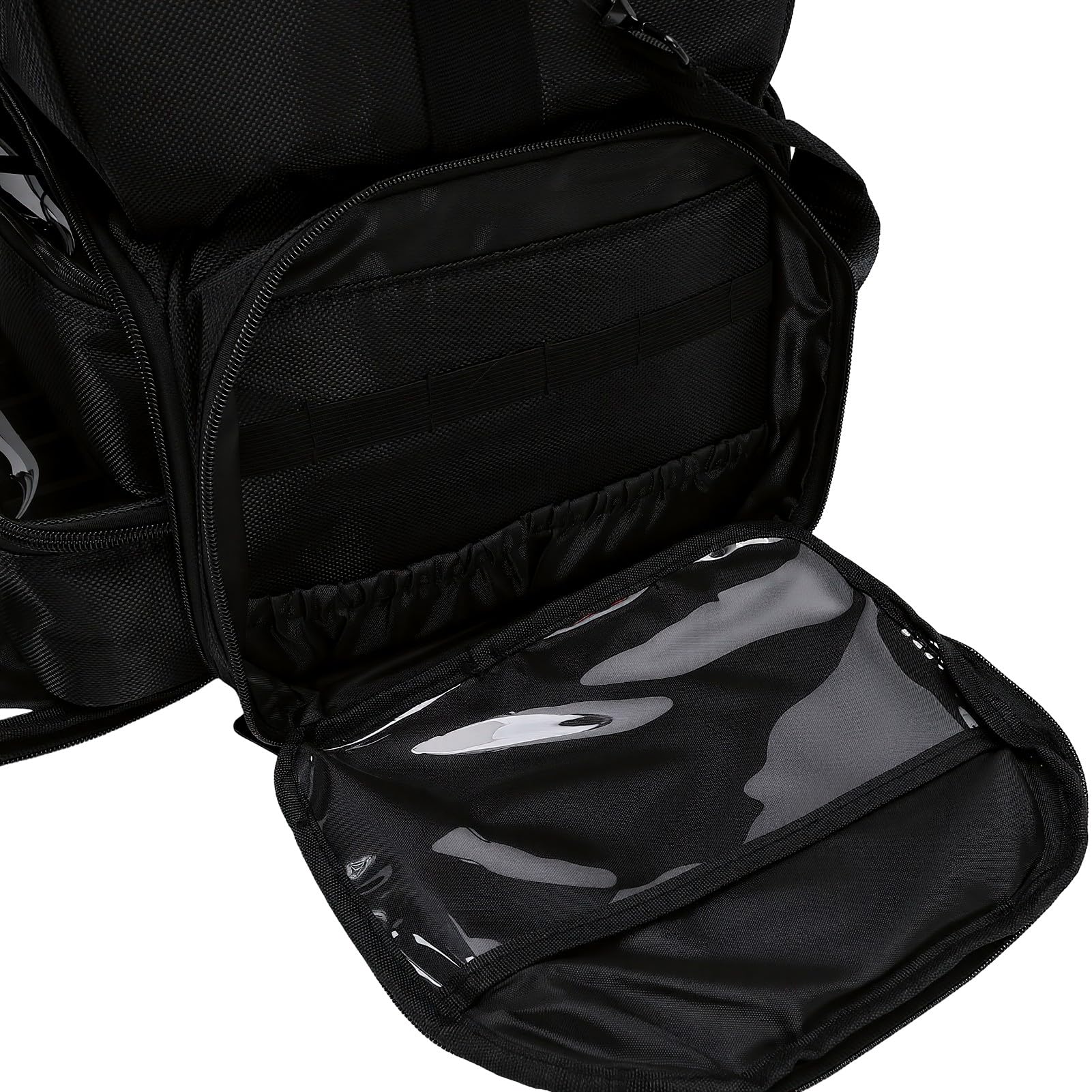 Cryfokt Custodia per Smalto, capacità 80 Bottiglie Custodia in Poliestere Impermeabile Antigraffio, Borsa da Viaggio con Tracolla per Tecnici delle Unghie Studenti Professionisti della Bellezza