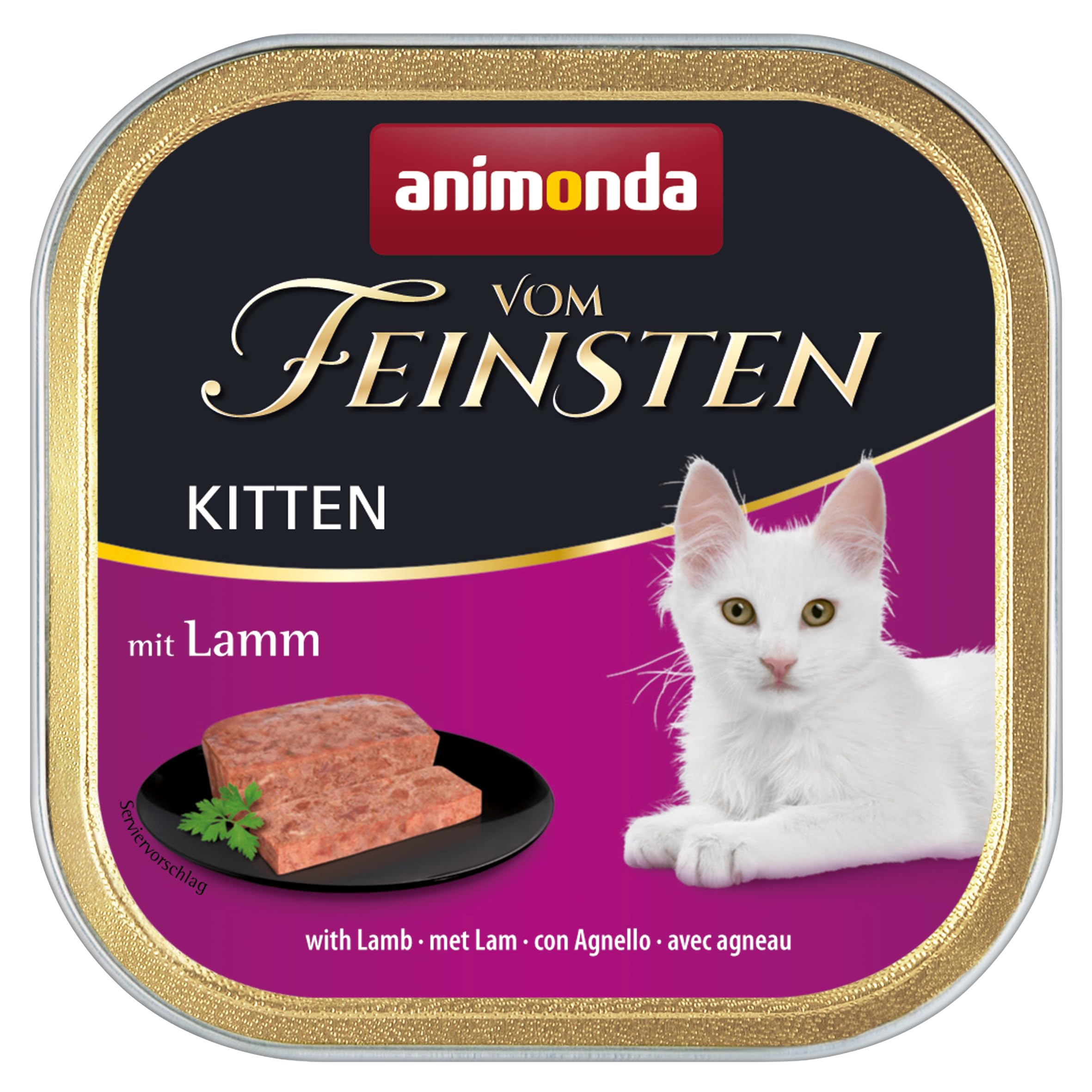 Animonda Vom Feinsten Kitten Karma dla Kotów, Mix Smaków, 32x100 g