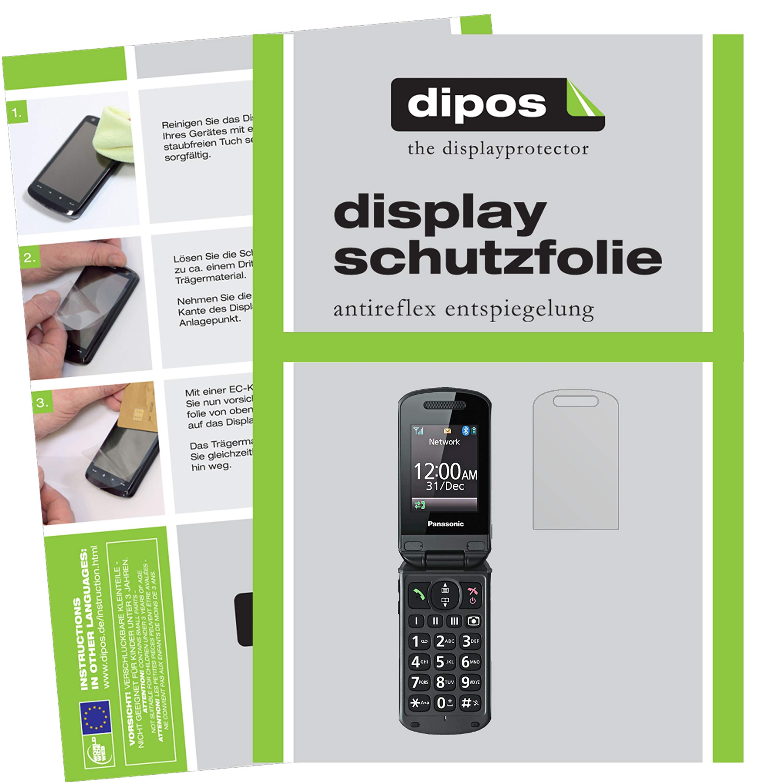 Dipos Schutzfolie Für Panasonic HC-X929 – 6x Klar, Kratzfest (4H), Blasenfrei, Rückstandslos Entfernbar, Made In Germany