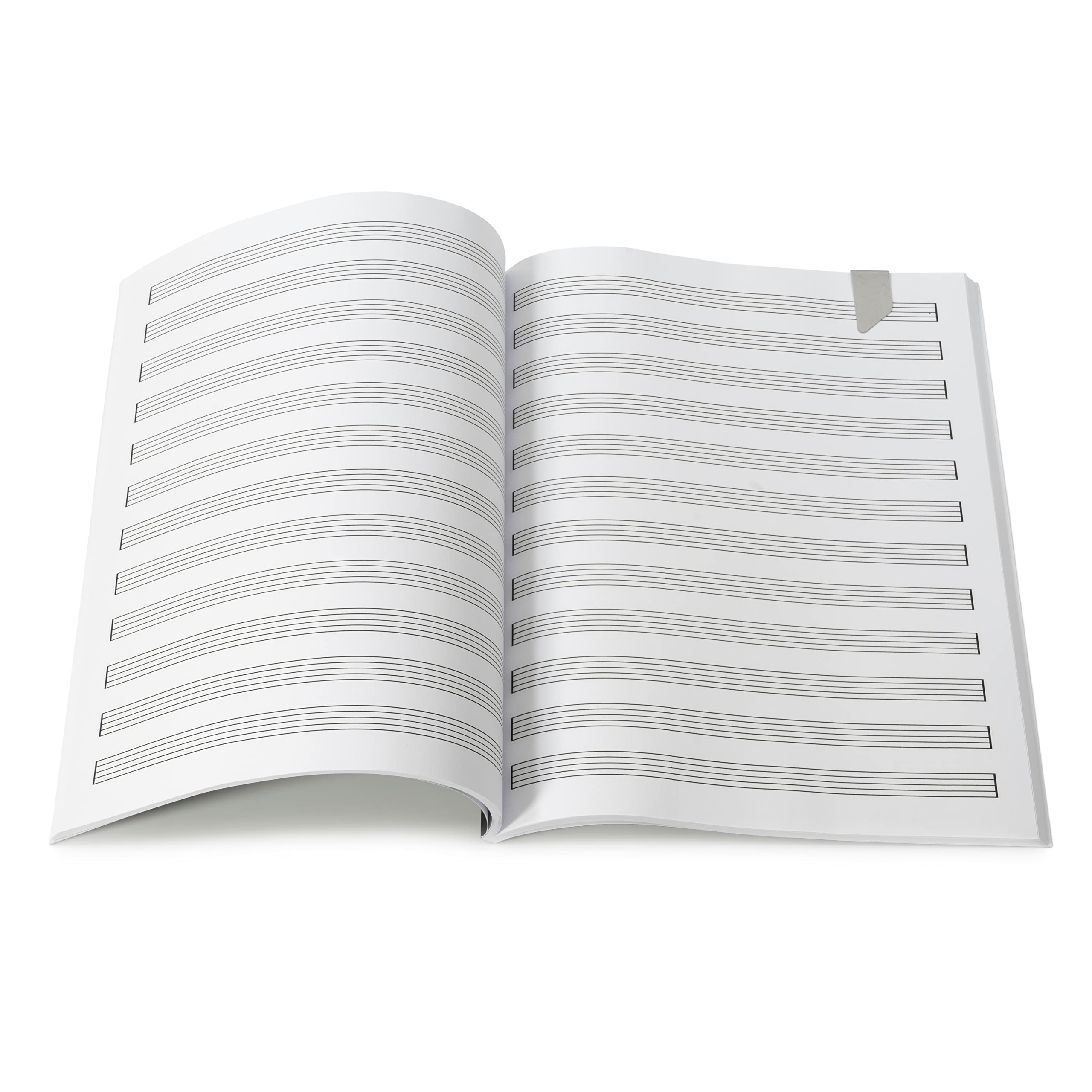 Custodia per direttore d'orchestra, con inserti regolabili e cuscinetti per coperchio, include clip per segnalibro in metallo e matita