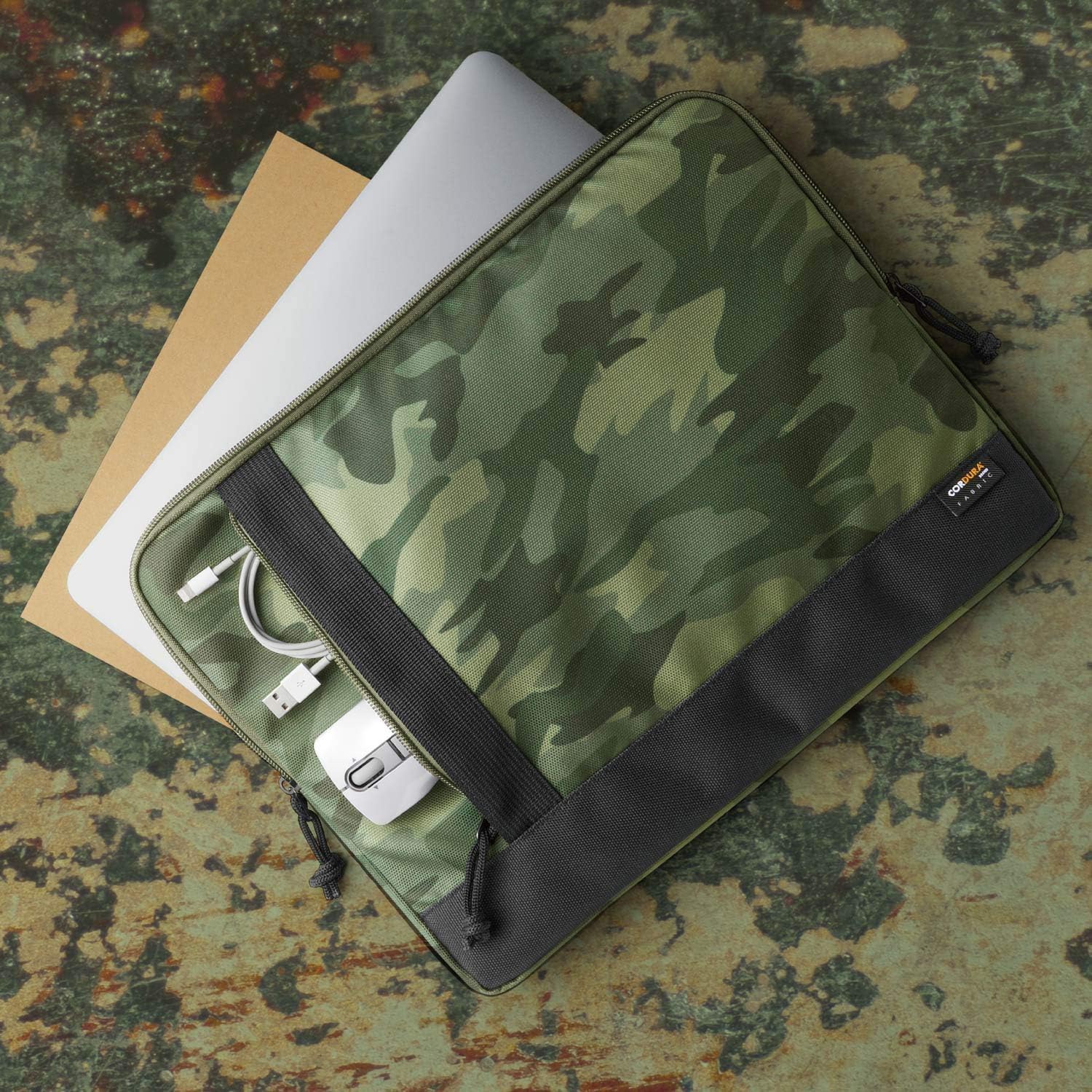 Prоduсt Dеаl ELECOM Laptop Computer Sleeve Case Support Up to 15.6inch Laptop, Water Repellent, CODURA 1000 Fabric, High Durability, Front Pocket/Camo Green/BM-IBCD15T1 🛒 Crаzу Dеаlѕ ELECOM Laptop Computer Sleeve Case Support Up to 15.6inch Laptop, Water Repellent, CODURA 1000 Fabric, High Durability, Front Pocket/Camo Green/BM-IBCD15T1