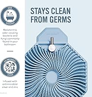 Vista 2 de Sud Scrub® Gancho de ducha antimicrobiano, ganchos autoadhesivos para pared de ducha, ganchos de pared extraíbles resistentes, ganchos para colgar