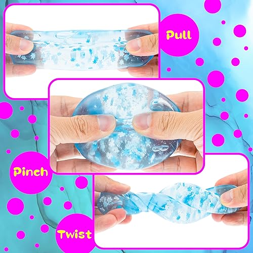 Miniatura 3 de Cubo de hielo Squishy Juguetes TPR Transparente Bloque de Hielo Mochi Squishy Juguetes Fidget Pelotas Estrés para Adultos Juguete de Alivio del