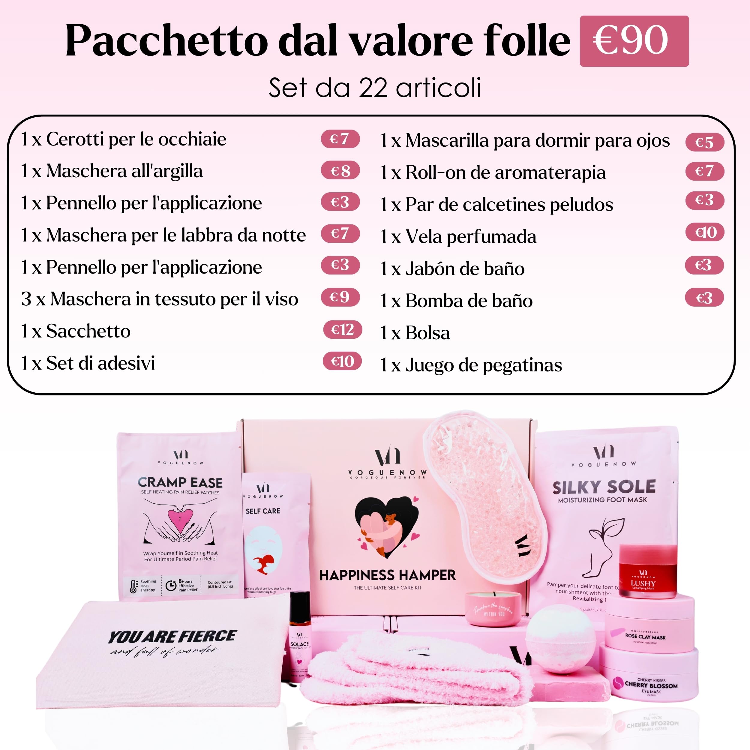 Regalo Donna Spa Set (set da 22)- Kit spa premium per la cura di sé con prodotti per il bagno, il sonno e la cura della pelle- Set per la cura della pelle per coccole definitivo - Regali di compleanno