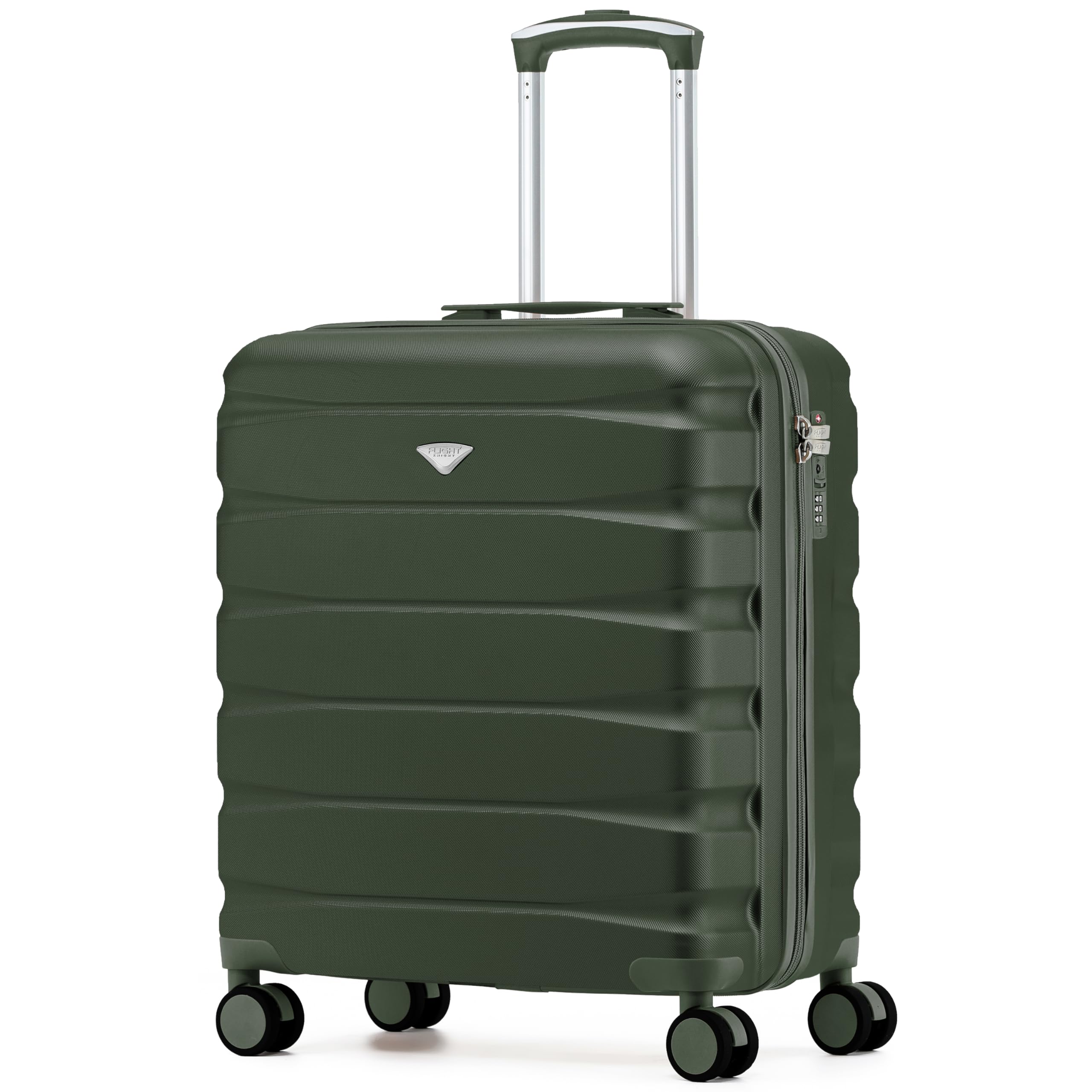 Flight Knight Underseat Cabin Suitcase 45x36x20cm | Free Hand Luggage for EasyJet & Wizz Air | Lightweight ABS Hard Shell with 8 Silent-Glide Spinner Wheels | Max Space Travel Bag — view 245