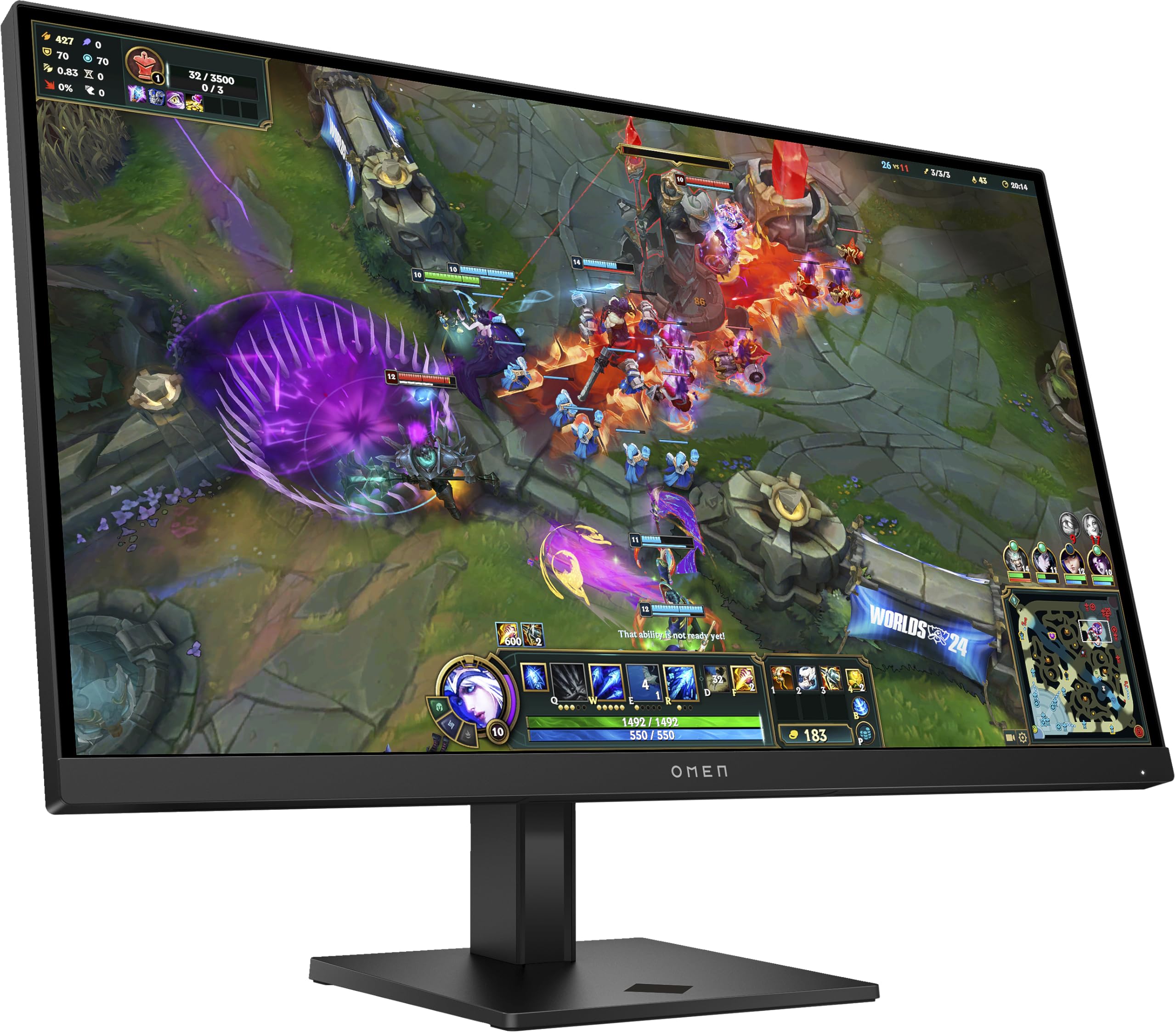 HP Omen 27 Zoll QHD 280 Hz Gaming-Monitor – 27qs G2