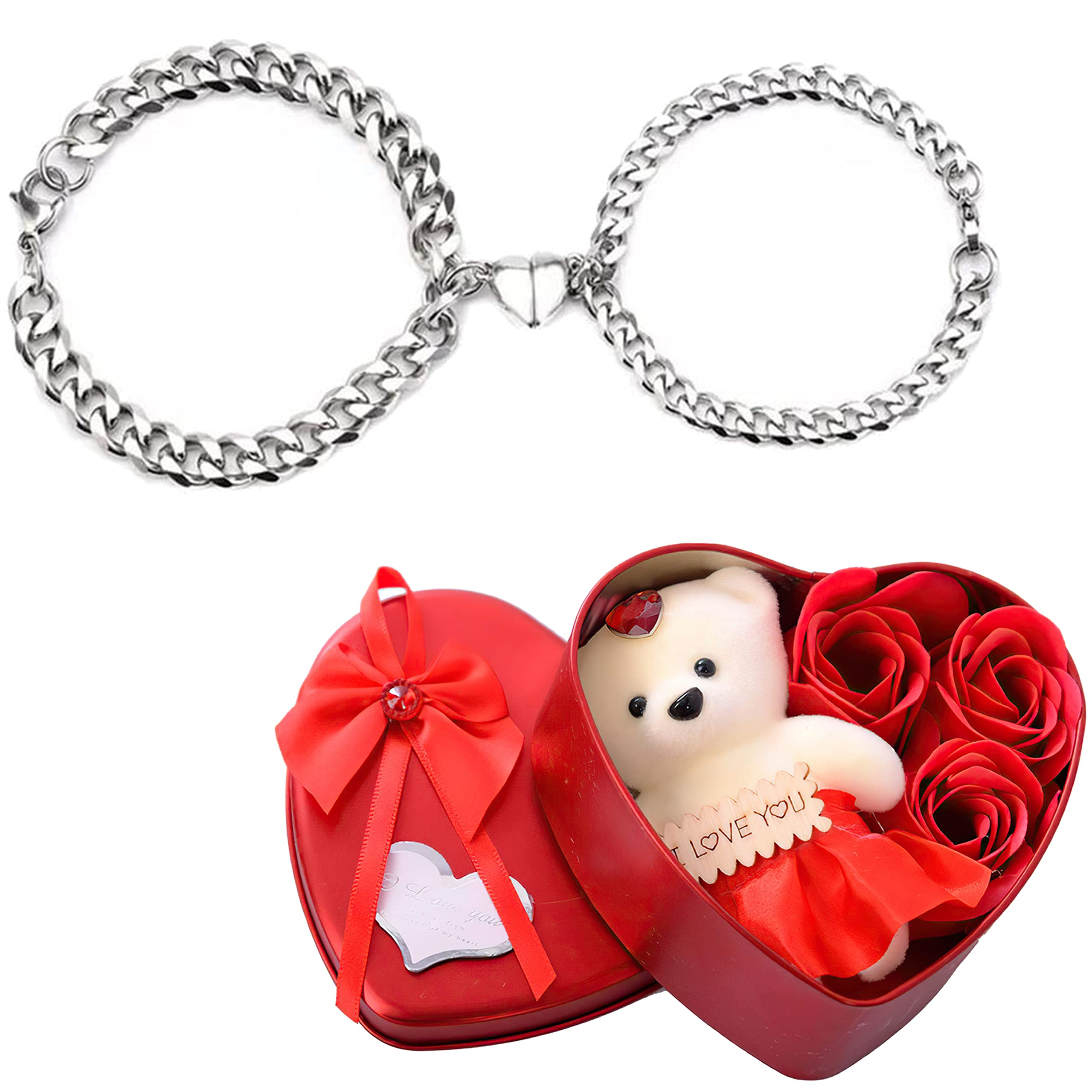 See full amazon price history chart for Fashion Frill Valentine Gift For Girlfriend Boyfriend Silver Couple Bracelet For Men Women Boys Girls Heartbox with Teddy Love Gifts Valentines Day Gifts Fashion Frill Valentine Gift For Girlfriend Boyfriend Silver Couple Bracelet For Men Women Boys Girls Heartbox with Teddy Love Gifts Valentines Day Gifts (B0BSN9F86W) Amazon Price History, Amazon Price Tracker