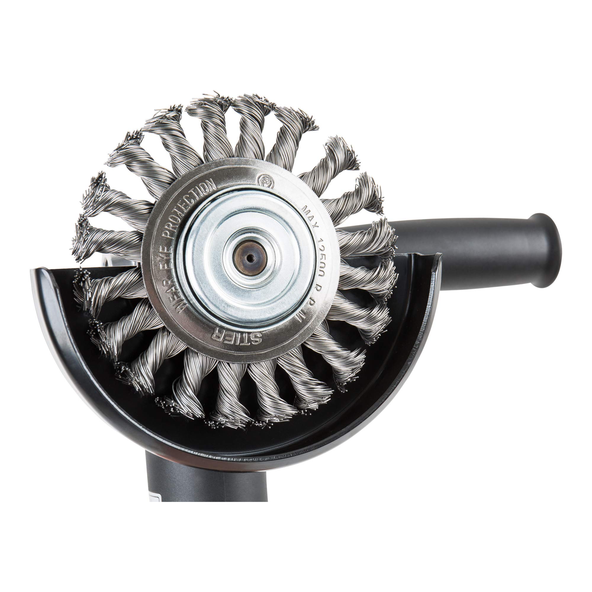 Brosse Circulaire Métal STIER - 26 Mm - Queue 6 Mm - Pour Perceuse Ou Meuleuse - Nettoyage Et Ébavurage