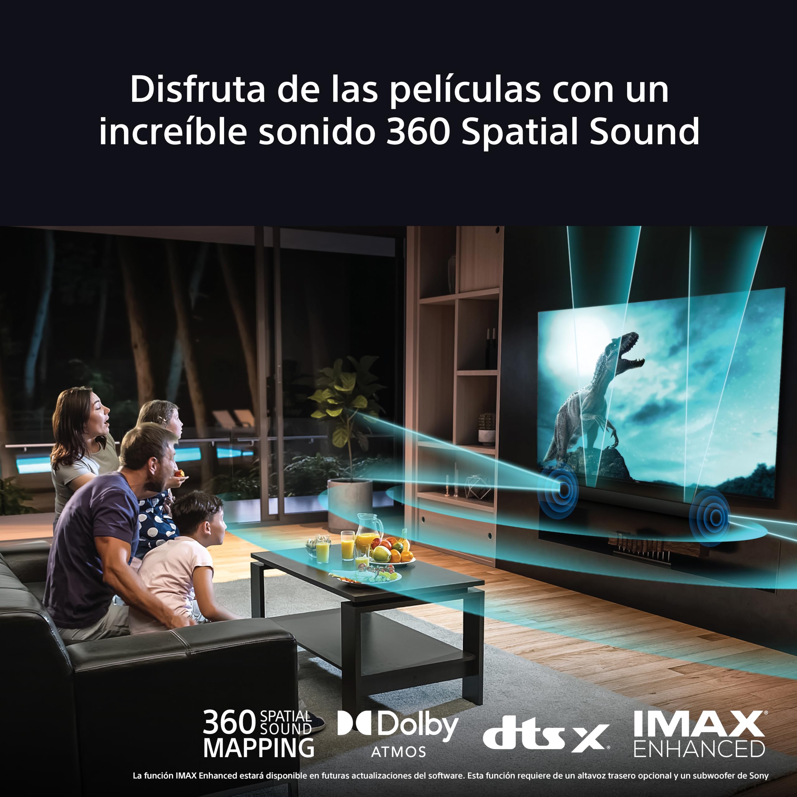 SONY BRAVIA Theatre Bar 8 – Barra de Sonido TV, Dolby Atmos® 11 Altavoces, Wi-Fi®, Bluetooth®, 360 Spatial Sound Mapping, Modelo 2024