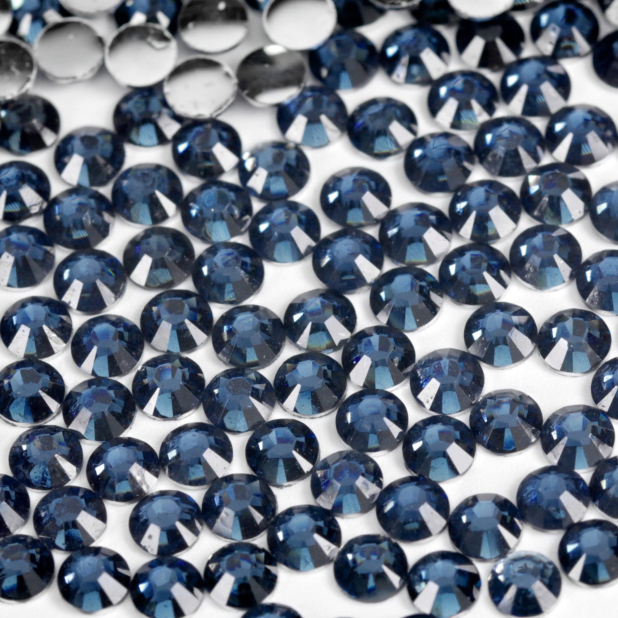 250pcs 6mm Flat Back Non-Stick Rhinestone Crystal Diamantes Nail Art & Craft Scrapbooking Embellishments 90 Available Colours (6mm, AB Clear #A13) — view 45