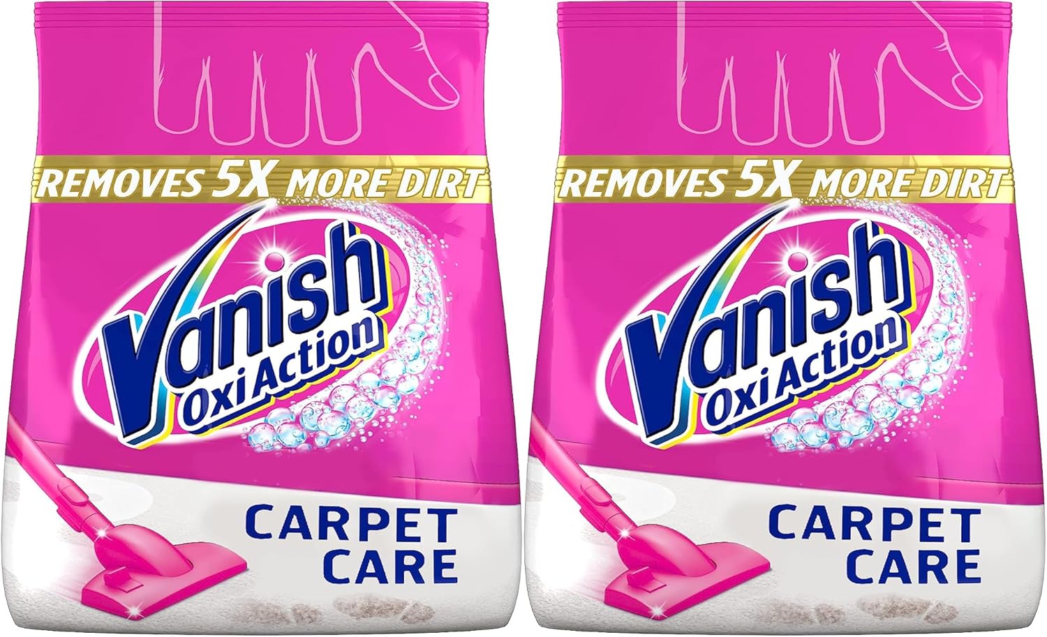 Vanish Oxi Action Carpet Stain Remover Powder, Carpet Cleaner, Removes