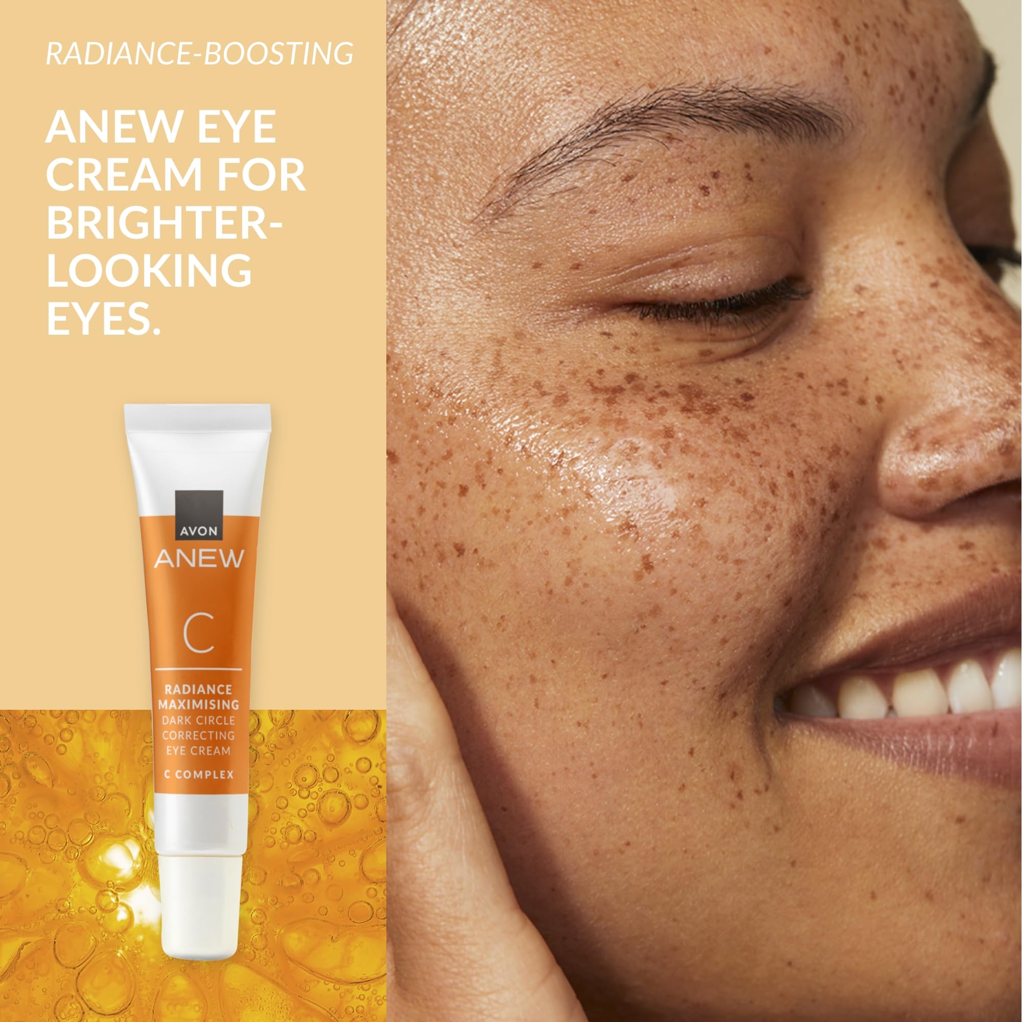 Crème Illuminante Contour Des Yeux AVON Anew Radiance - 15 Ml - Anti-cernes, Hydratante - Neuf
