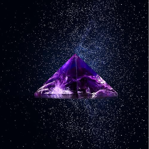 Miniatura 5 de CHRONOSTELLARY Regalo de cristal para hacer deseos  Rejilla de cristal con geometría sagrada Flor de la vida  Suministros de brujería Cristales