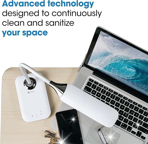 Miniatura 5 de Ottlite Mejora la lámpara de escritorio desinfectante LED con carga USB, elimina hasta el 99.9% de las bacterias, activada por tacto, cuello