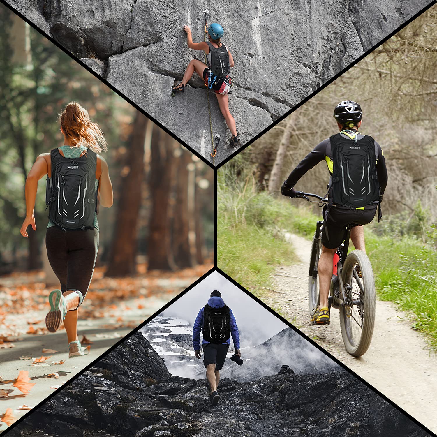 mountainbike rucksack 30l CLOUT Fahrradrucksack für Damen & Herren Brand:United Motion Protecting Your Bike Frame as do the optimised Bilby Maxi