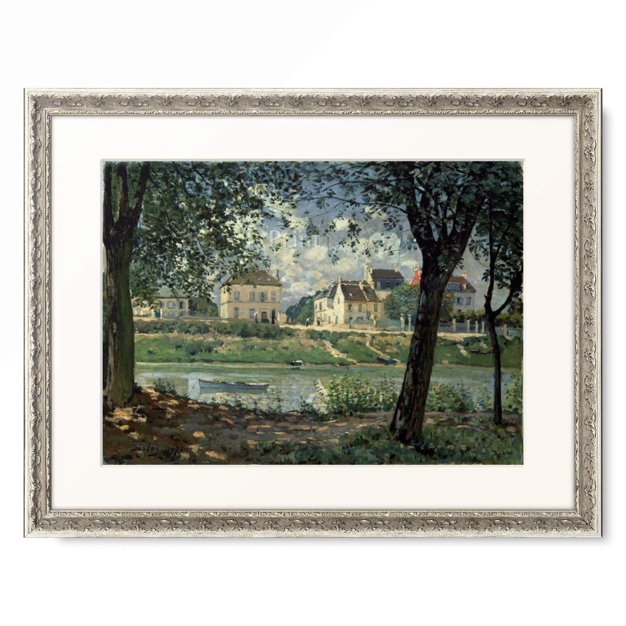 Amazon.co.jp: Alfred Sisley Alfred Sisley Villeneuve-la-Garenne