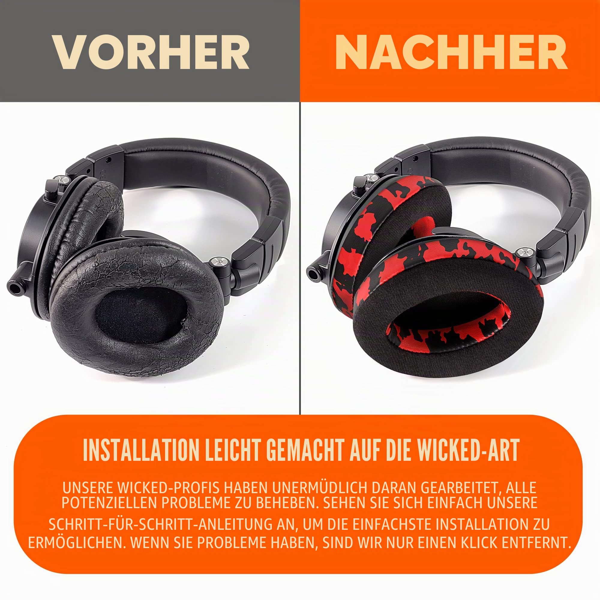 WC PadZ Velour – Ohrpolster für Audio Technica, HyperX, Arctis und mehr