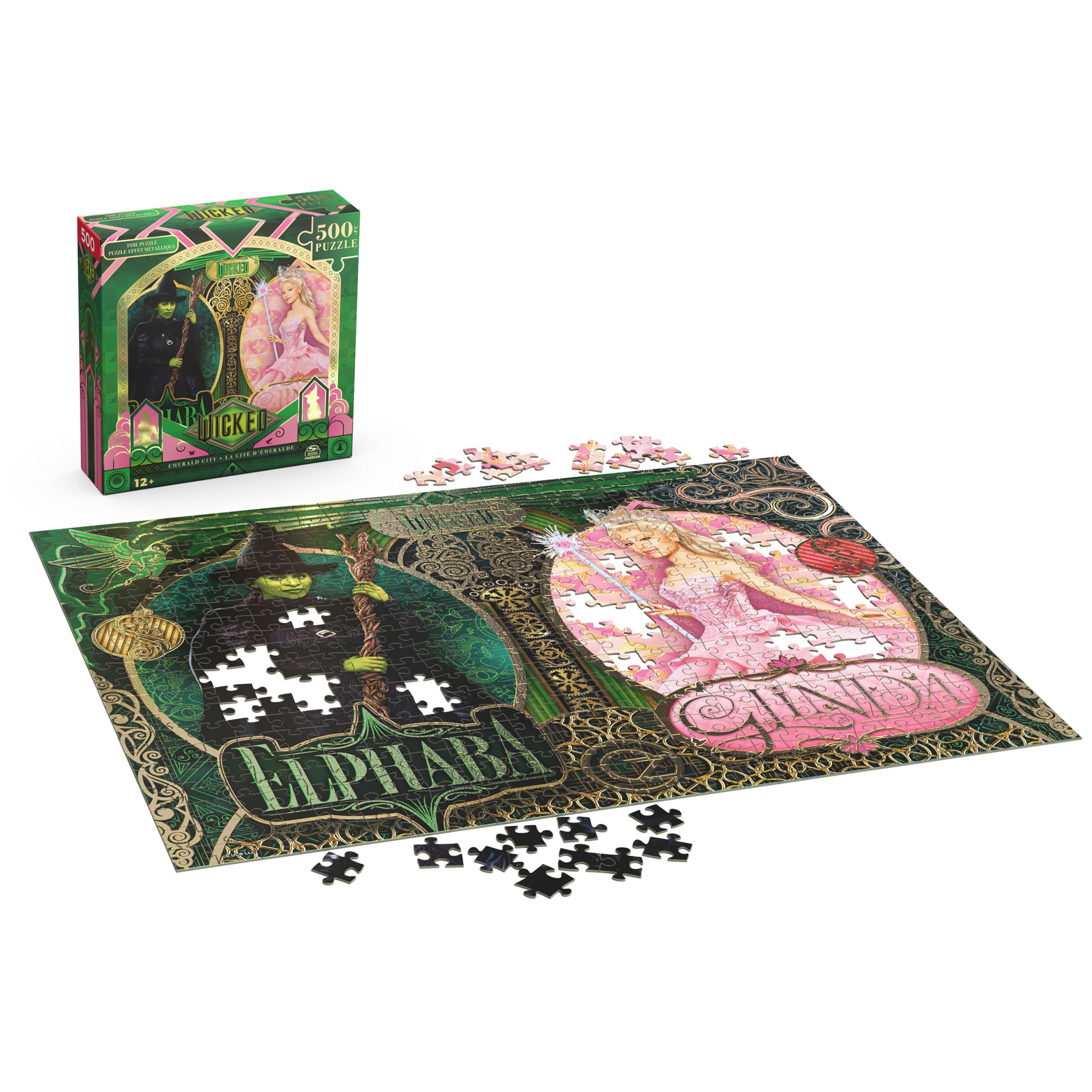 Amazon.com: Spin Master Games, Wicked Puzzle, 500-Piece Lenticular