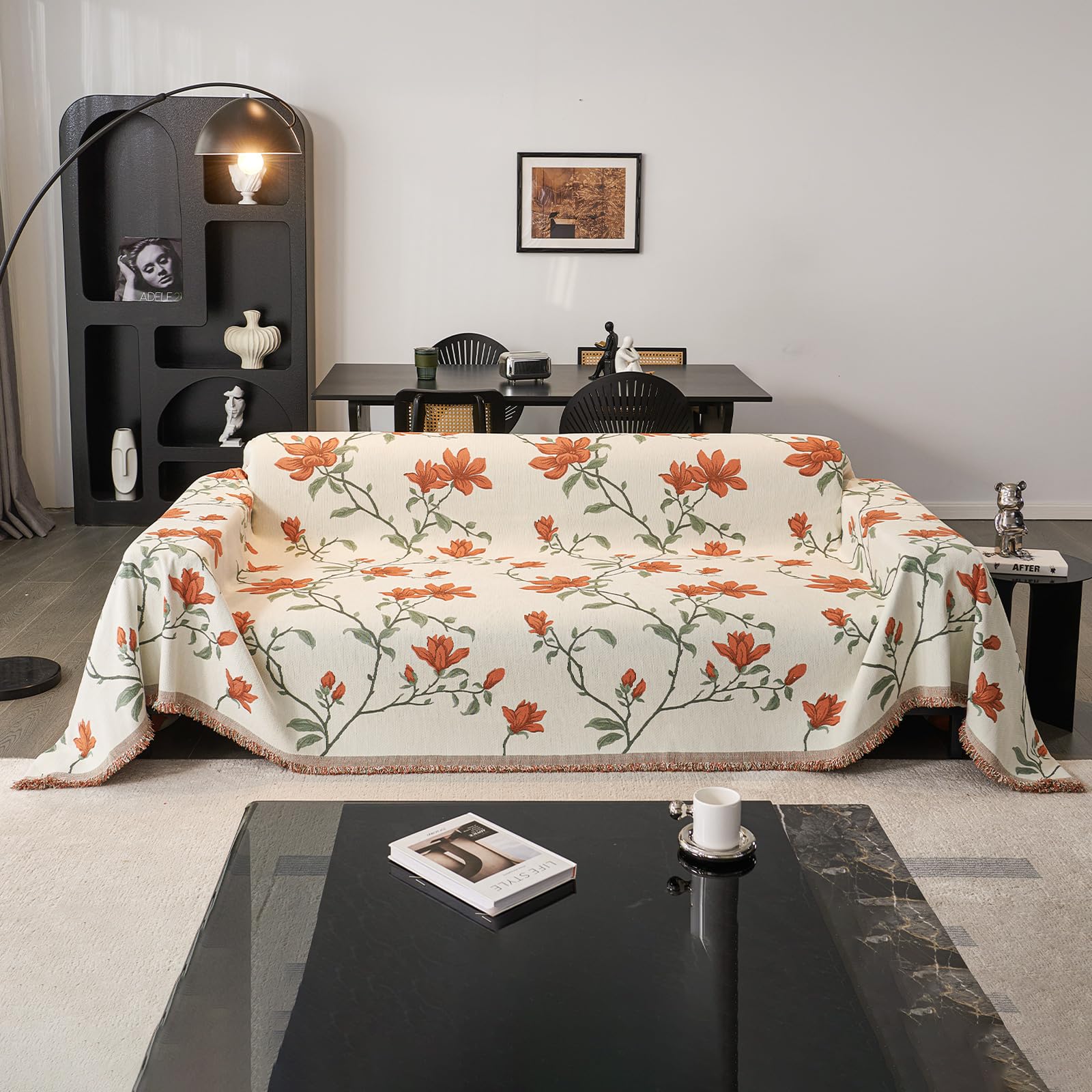 Plaid canapé pour protéger les meubles jeté de lit grande taille anti-poussière