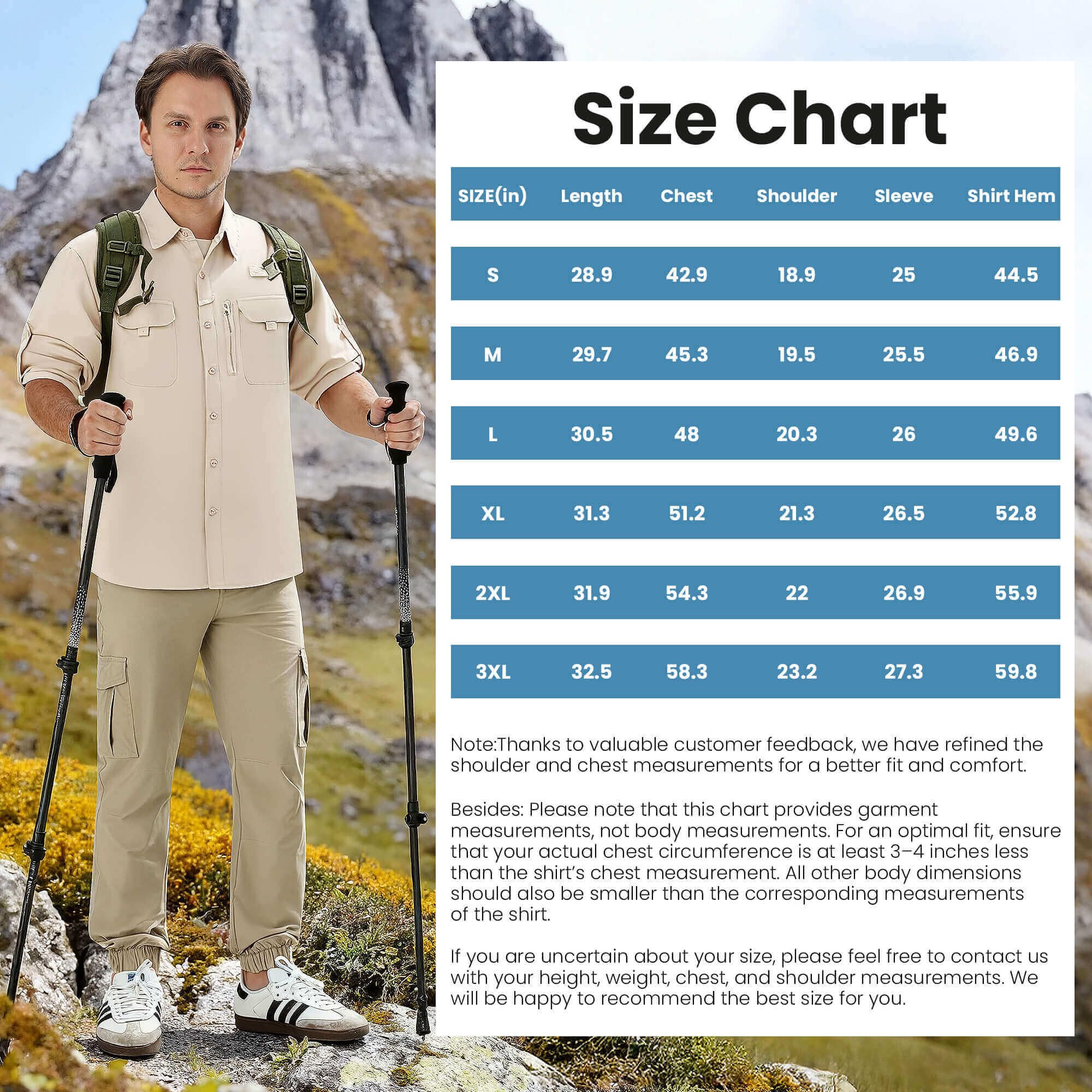 Camisa Hombre Casual Outdoor para Pesca y Senderismo, Camisa de Protección Solar UPF 50+ con Secado Rápido, Camisa Técnica Transpirable de Manga Larga para Viaje