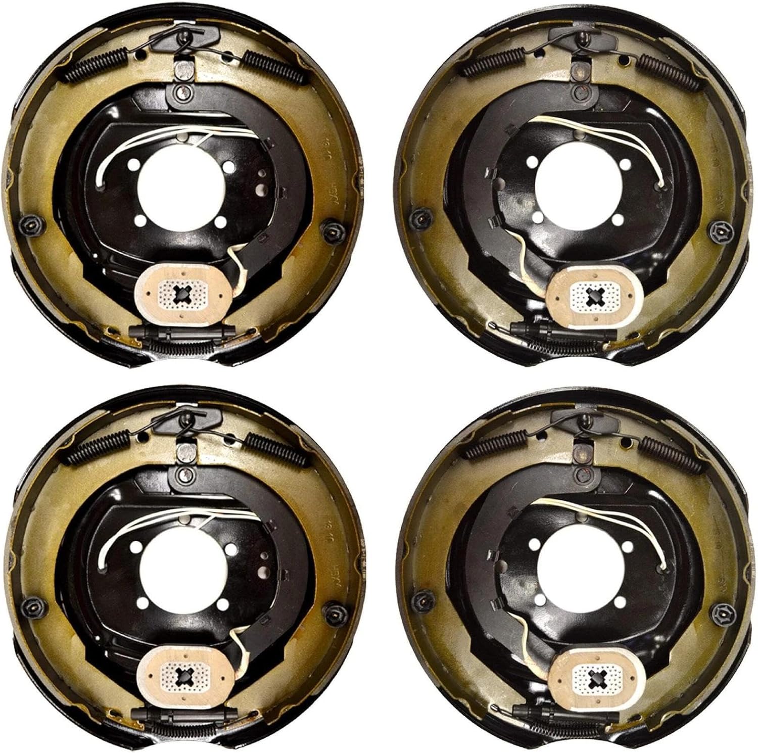 RATION for (4) Electric Trailer Brakes Right & Left Backing Plate 12 X 2 5200 to 7000lb