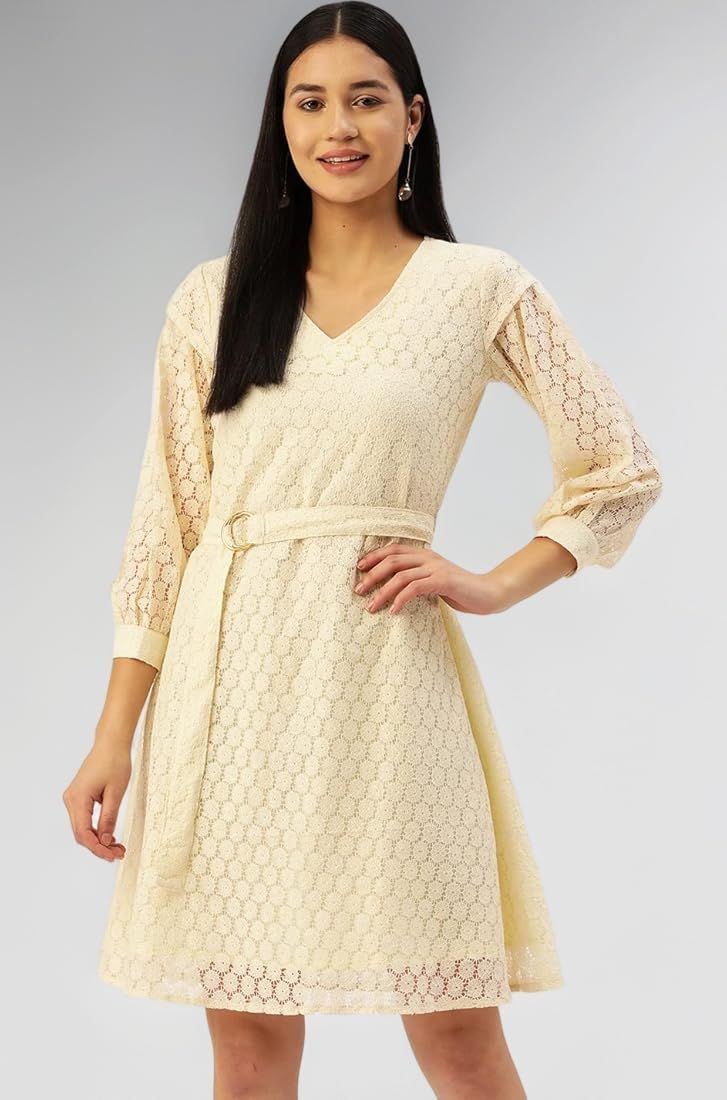 white christmas dresses Anaisa Asymmetric Neckline Frill Maxi Dress Cream– Selfie Leslie main image 1