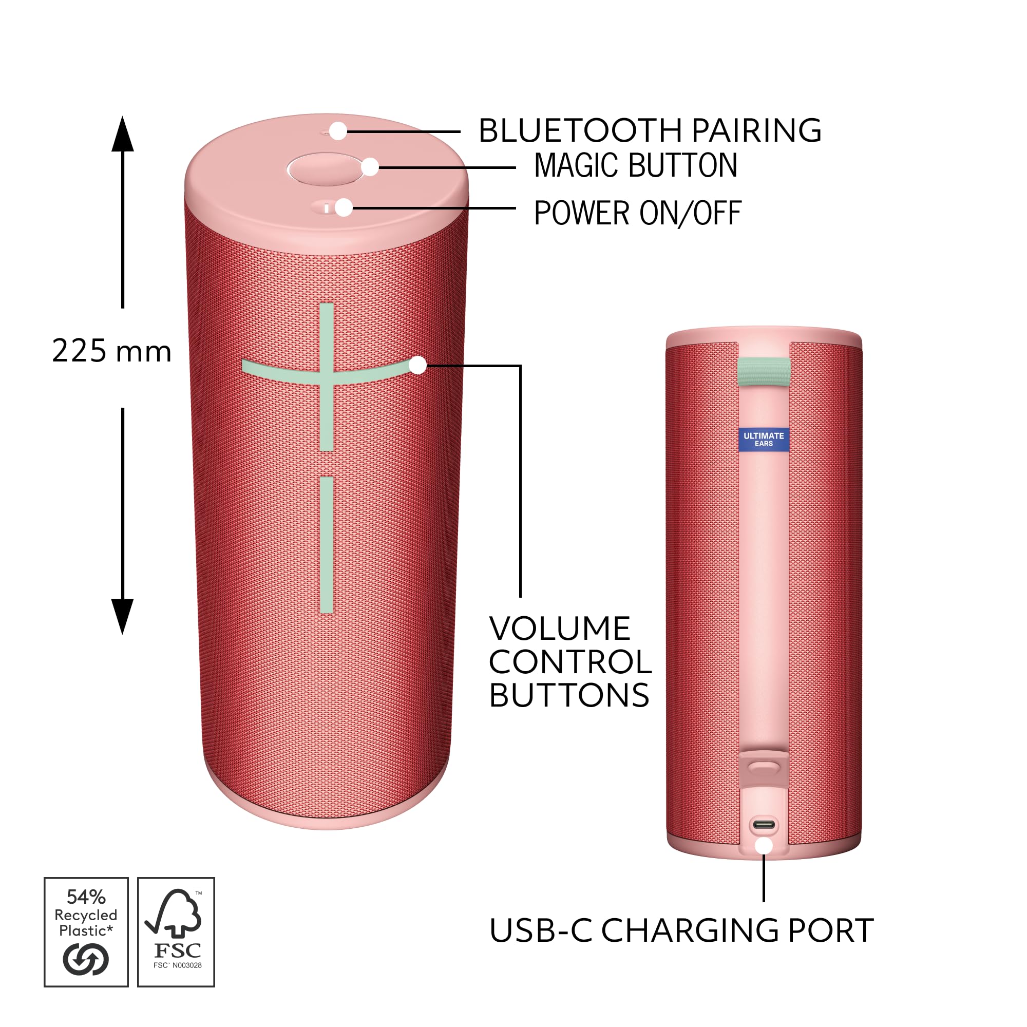 Ultimate Ears MEGABOOM 4 Portable Waterproof Bluetooth Speaker